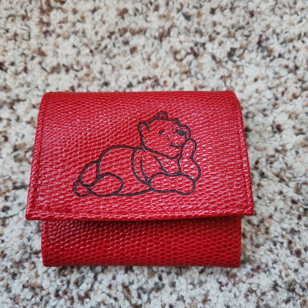 Winnie the Pooh Disney Red coin purse/wallet